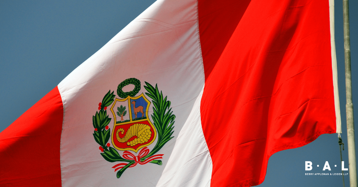 Peru COVID19 Entry requirements updated B A L Berry Appleman