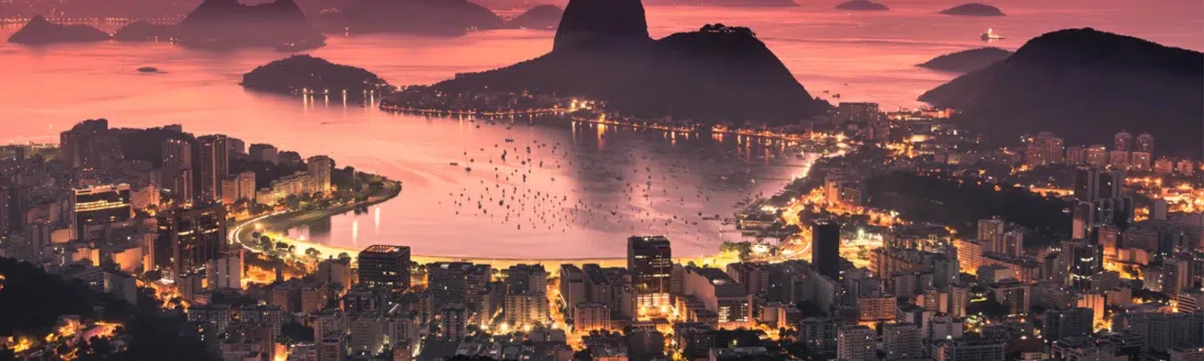 Brazil city skyline