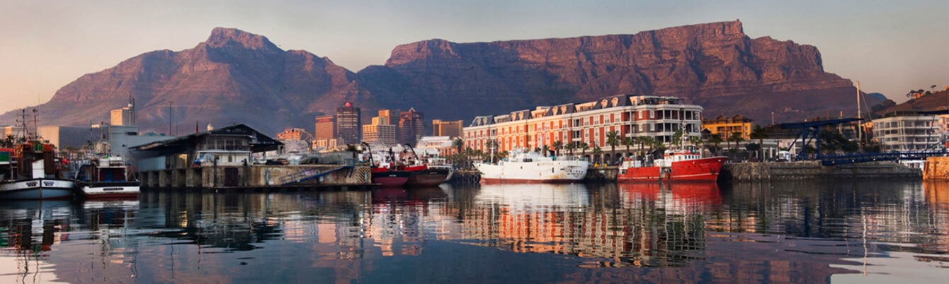 South Africa coast line