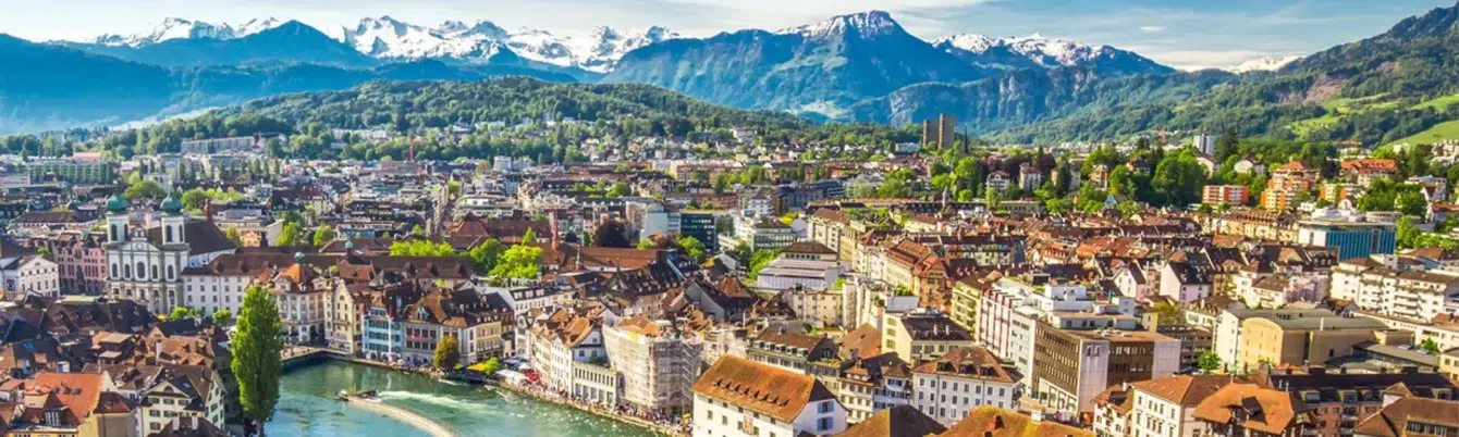 Switzerland town cityscape