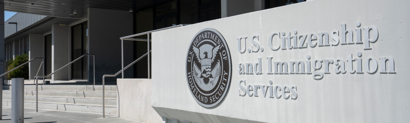 USCIS building sign