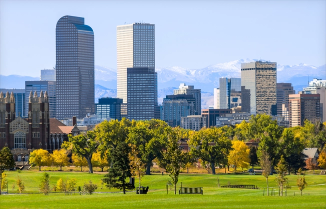 Denver Skyline representing BAL Denver Office